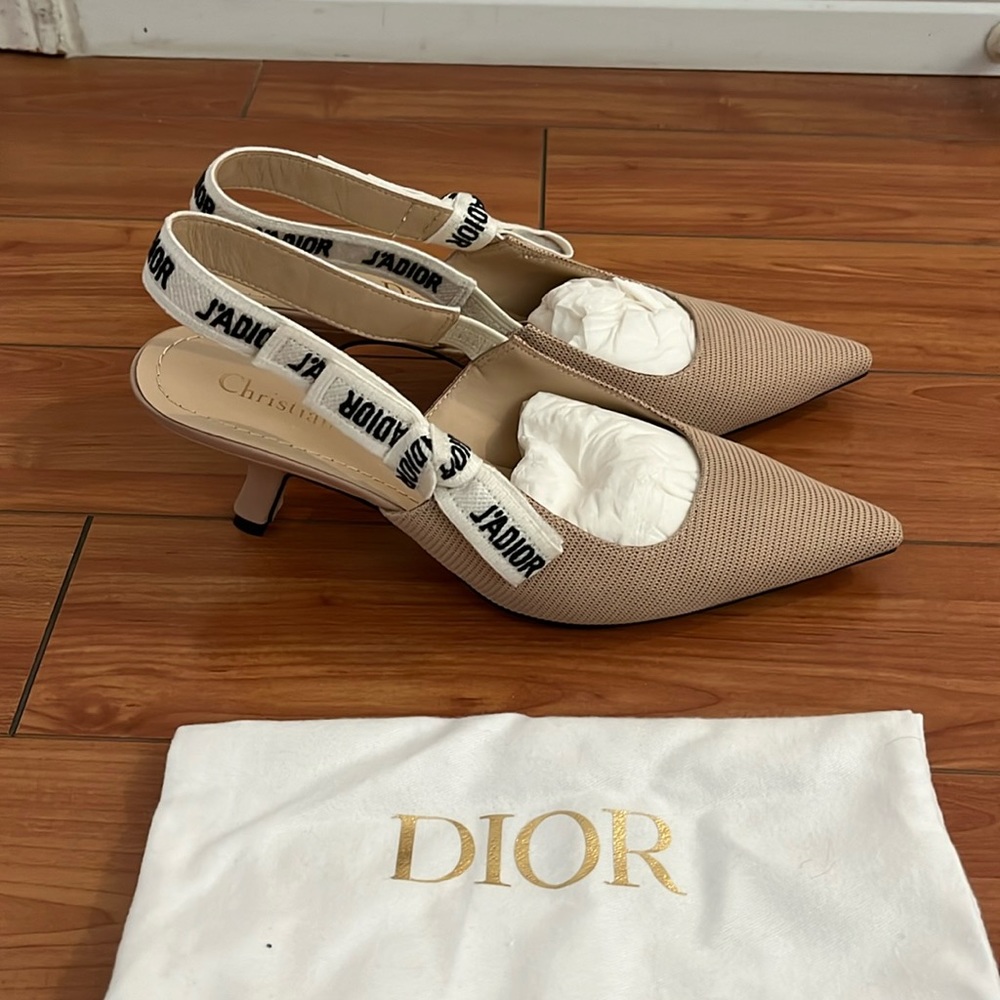 CD Nude Slingbacks